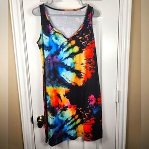 Emery Rose tie dye dress size medium